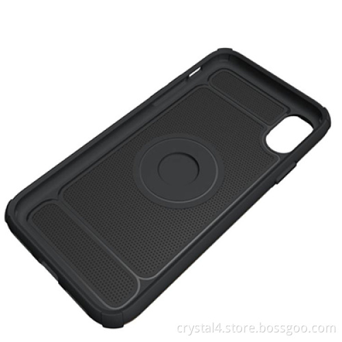 Drop proof carbon fiber textures decorative hybrid case with 360 degree rotatable finger ring